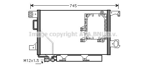 AVA QUALITY COOLING Конденсатор, кондиционер MS5391D